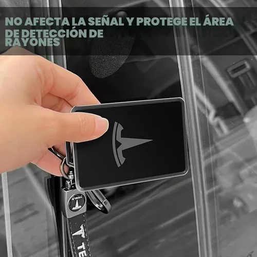 Vista 5 de Key Card Holder Case Compatible with Tesla Model 3 Y X S Key Protector Cover Accessories Decor Trim Gifts