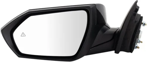 Vista 10 de TRQ Espejo plegable con calefacción eléctrica del lado del conductor con indicador de punto ciego pintura a juego negro liso compatible con Kia