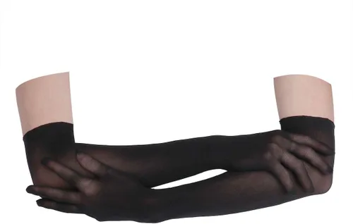 Vista 5 de ACSUSS Guantes largos de nailon para mujer con longitud del codo