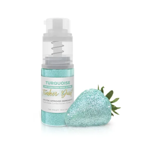 Vista 28 de Bakell - Brillantina Negra Tinker Dust (4g, 1x Mini Bomba de Pulverización) Brillantina Comestible para Alimentos, Postres y Bebidas! Negro