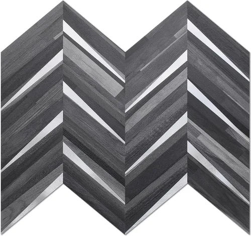 Vista 27 de DICOFUN 1 hoja de protector contra salpicaduras de color blanco y negro para cocina, PVC adhesivo en azulejos de pared contra salpicaduras