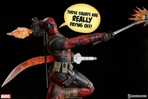 Vista 3 de Sideshow Collectibles SS300511 Marvel Deadpool Heat-Seeker Figura de formato premium
