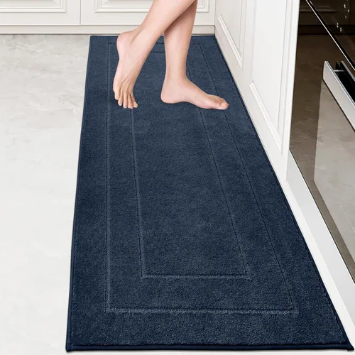 Vista 21 de PURRUGS Alfombra de cocina lavable a máquina, de 24 x 35.5 pulgadas, antideslizantes, antideslizantes, tapetes de pie suaves y superabsorbentes