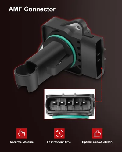 Vista 5 de Sensor de flujo de aire masivo compatible con Jaguar para Vanden Plas 4.0L 1999-2003 para Jaguar para XJ8 4.0L 2000-2003, sensor MAF de repuesto