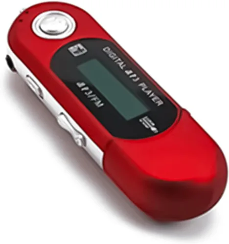 Vista 9 de Slim design MP3 player in auto power outage mode with memory and lyrics lyrics display for music lovers blue