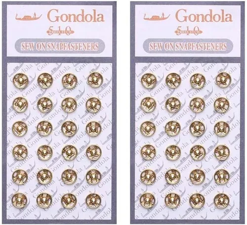 Vista 9 de 48 botones de cierre de metal, mini botones a presión para coser, botones de presión para ropa de muñeca, accesorios de costura para ropa
