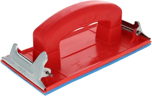 Vista 2 de Utoolmart Lijadora de mano con mango, soporte para papel de lija para madera, paneles de yeso, pulido de metal, 1 unidad