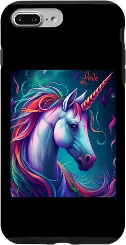 Vista 9 de iPhone 15 Unicorn Love Mystical Nature Forest Case