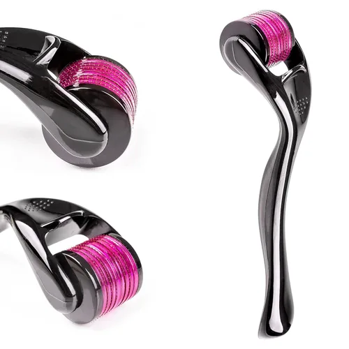 Vista 10 de Microneedle Derma Roller – 540 Micro pines sistema de cuidado de la piel – Rodillo de Titanio dermatológico – Ideal para mantener tu piel jóven