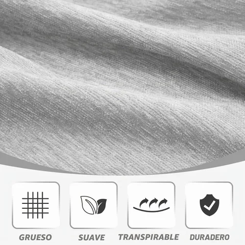Vista 7 de MEETSKY - Funda para sofá de tamaño pequeño, fundas para sofás, funda para sofás reclinables, funda deslizante lavable de chenilla suave y mezcla