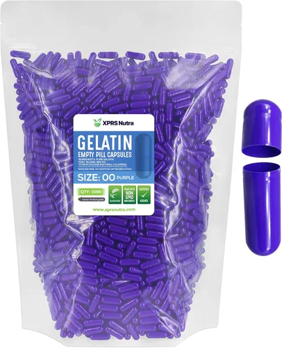 Vista 37 de XPRS Nutra Cápsulas vacías tamaño 00 – 100 cápsulas vacías de gelatina – Pastillas de relleno de cápsulas de bricolaje – Cápsulas de gel rellenables