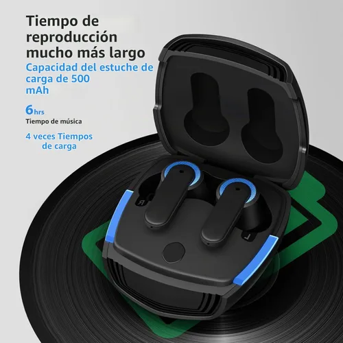 Vista 3 de Auriculares inalámbricos para iPhone 17 Air 16 15 Pro Max 14 Plus 13, auriculares Bluetooth 5.3 con cancelación de ruido con micrófono y graves