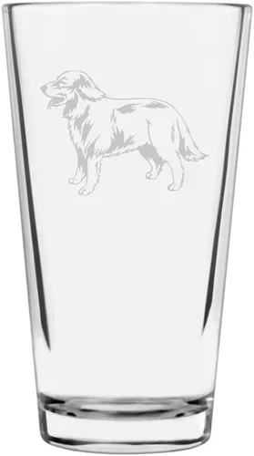 Vista 100 de Podenco Canario - Vaso de pinta de 16 onzas con temática de perro personalizado