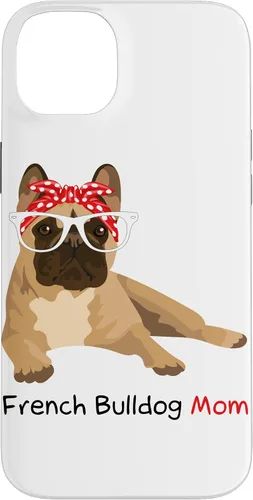 Vista 15 de French Bulldog Mom Bandana Womens Frenchie Case for iPhone 17