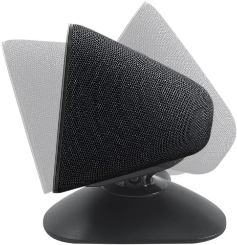 Vista 5 de Soporte ajustable para Echo Show 5 (3ª generación), Soporte con inclinación + giro, rotación multiángulo, base magnética antideslizante para Show 5