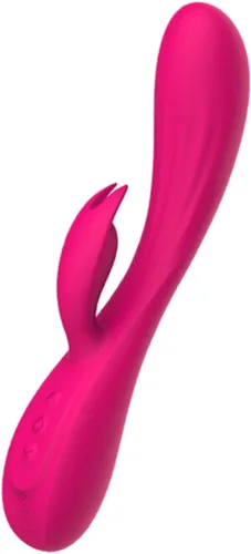 Vista 8 de Vibrador Conejo Vibrador Punto G Consolador para Mujeres Clítoris Doble Vibración Pezón para Adultos Juguetes Sexuales