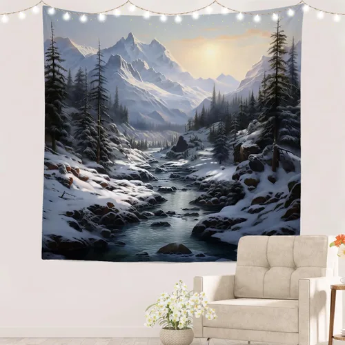Vista 50 de Batmerry Abstract Repeat Polyester Tapestry, Tiled Directional Lightweight Wall Hanging High-Definition Print Backdrop For Dorm Room Bedroom Living