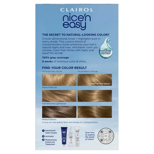 Vista 52 de Clairol Nice'n Easy - Tinte permanente para el cabello, color castaño medio 5, paquete de 3 unidades 5 Marrón medio