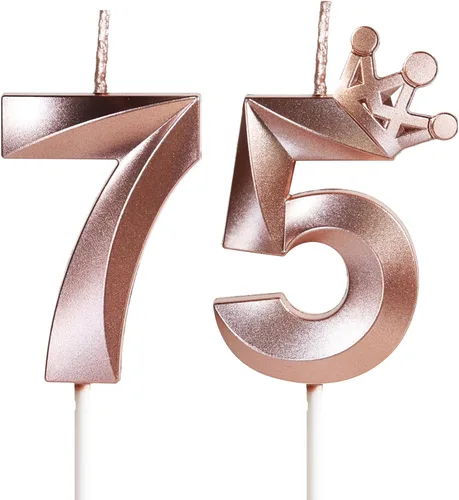 Vista 103 de Velas de cumpleaños número 10 para pastel, velas de oro rosa número 10 con corona, diseño 3D, decoración de pastel de cumpleaños para niñas