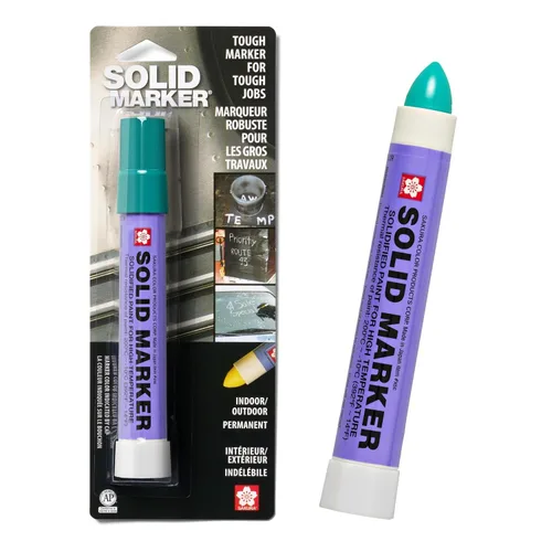 Vista 9 de Marcador de pintura solidificada Solid Marker de Sakura, de 14 a 392 grados Fahrenheit, Negro, 1