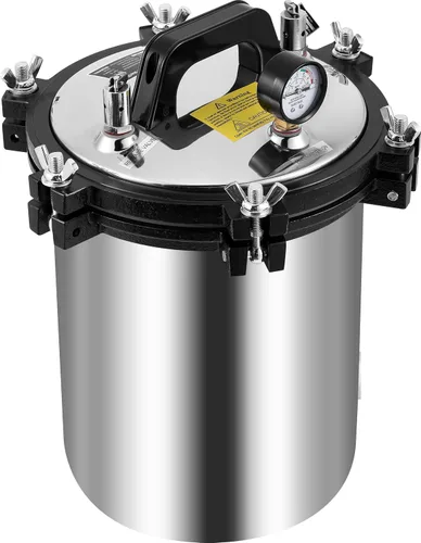 Vista 7 de BAOSHISHAN Autoclave portátil 1KW 110V de la presión del acero inoxidable de 12,7 QT de la autoclave del vapor 12,7 QT
