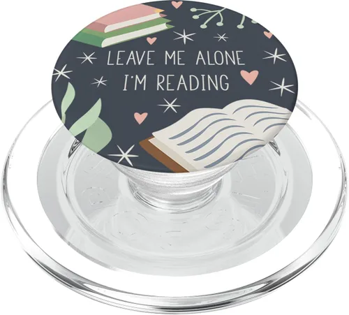 Vista 8 de Leave Me Alone, I'm Reading - Lindo regalo para amantes de los libros PopSockets PopGrip: agarre intercambiable para teléfonos y tabletas PopSockets