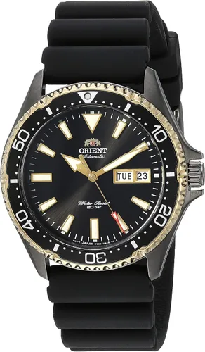 Vista 6 de Orient Kamasu - Reloj de buceo automático japonés de acero inoxidable para hombre