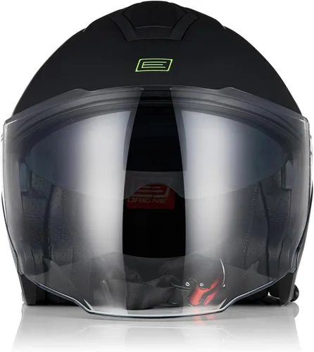 Vista 3 de ORIGINE Casco de motocicleta de cara abierta 3/4 con doble visera para scooters, aprobado por DOT