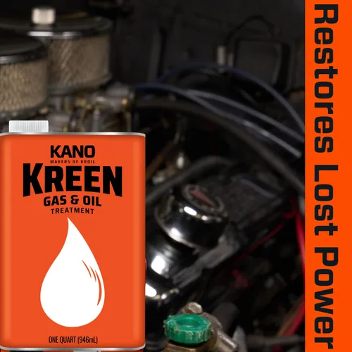 Vista 4 de Kroil Kreen Tratamiento de gas y aceite, aditivo limpiador de motores, mejora la compresión, reduce el uso de aceite y elimina los depósitos