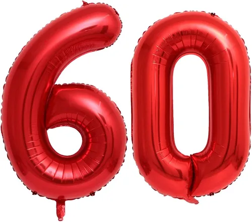 Vista 27 de Globos rojos de 40 pulgadas con el número 10, globos gigantes de 10 globos rojos de cumpleaños 10 globos rojos de cumpleaños 10 globos de 10.º