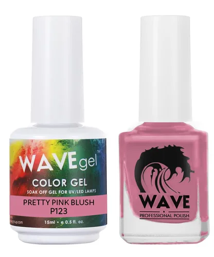 Vista 102 de WAVEGEL - Juego dúo de gel y esmalte de uñas a juego - Colección Simplicity - #P109 Blizzard I 0.5 onzas