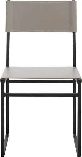 Vista 13 de SAFAVIEH Home Collection Layne Silla de comedor negra para sala de estar (totalmente montada)