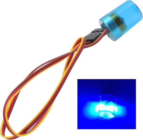 Vista 6 de 2 luces LED multifunción con luces LED de alarma intermitente giratoria compatible con 1/10 TRX4 SCX10 RC Crawler Car 1/14 Tamiya Tractor RC Truck