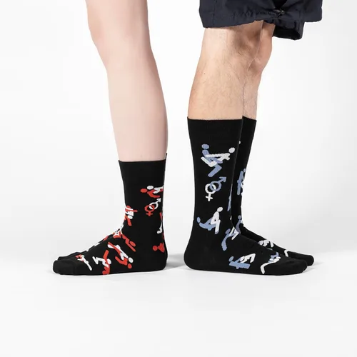 Vista 4 de BONANGEL Calcetines de vestir divertidos para hombre, coloridos y divertidos, calcetines locos, regalos para hombres