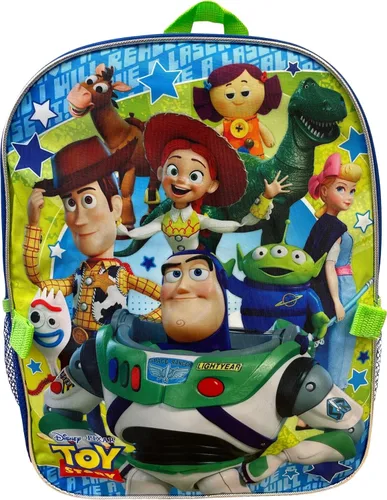 Vista 4 de Ruz Mochila con licencia para niños de 16 pulgadas con juego de fiambreras extraíbles (Toy story)