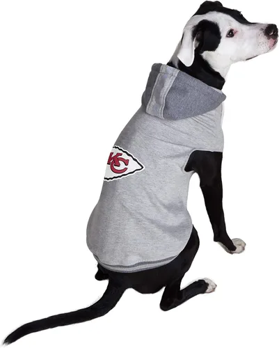 Vista 4 de Little Earth NFL Kansas City Chiefs - Cuello redondo para perro, talla S, rojo