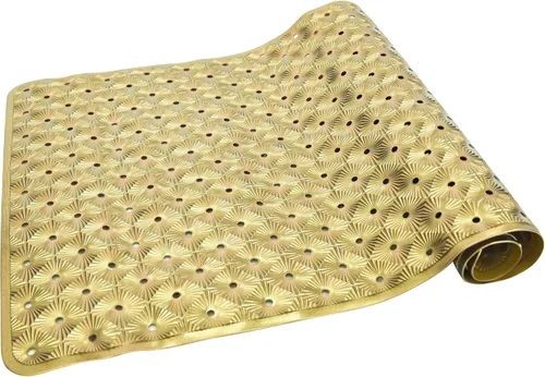 Vista 11 de Tapete antideslizante para bañera con ventosas de 15 x 27 pulgadas, tapete de ducha antideslizante para niños, niños pequeños y personas mayores