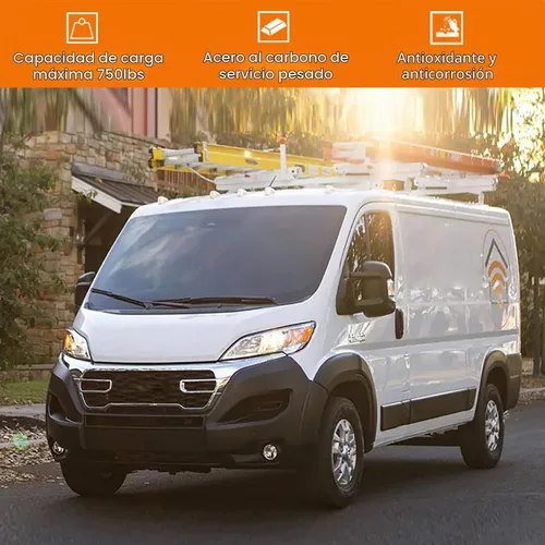 Vista 7 de MELIPRON - Soporte para escalera de techo para camioneta RAM ProMaster