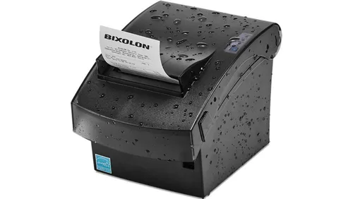 Vista 7 de BIXOLON Bixolon SRP-350PLUSIIICOSG - Impresora térmica con fuente de alimentación y cable USB, serie/USB/Ethernet, negro, pequeña