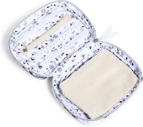 Vista 2 de Estuche organizador de joyas con cremallera de sarga de rendimiento para mujer