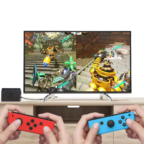 Vista 5 de ZHCWM Compatible with Nintendo Switch Controller,Replacement for Switch Controllers, Support Dual VibrationWake-upMotion Control