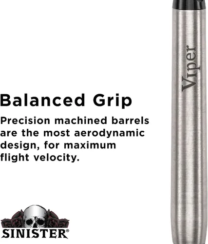 Vista 5 de Viper Dardos siniestros 95% tungsteno punta suave