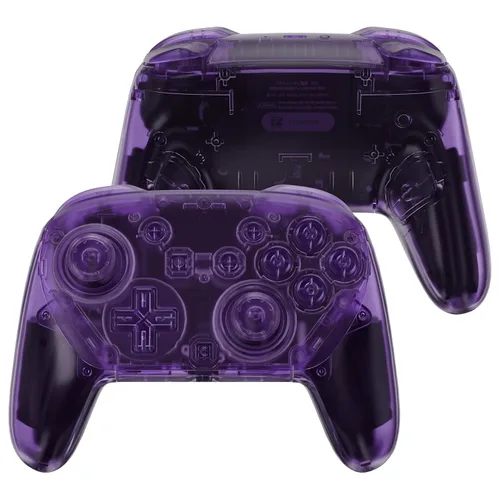 Vista 18 de eXtremeRate Juego completo de botones de carcasa de repuesto para controlador Nintendo Switch 2 Pro, cubierta inferior trasera personalizada