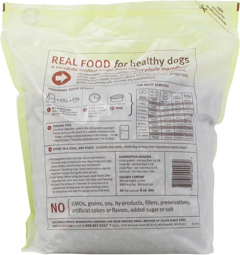Vista 2 de sojos Raw de pre-mix Natural Seco Freeze Dried – Comida para Perro