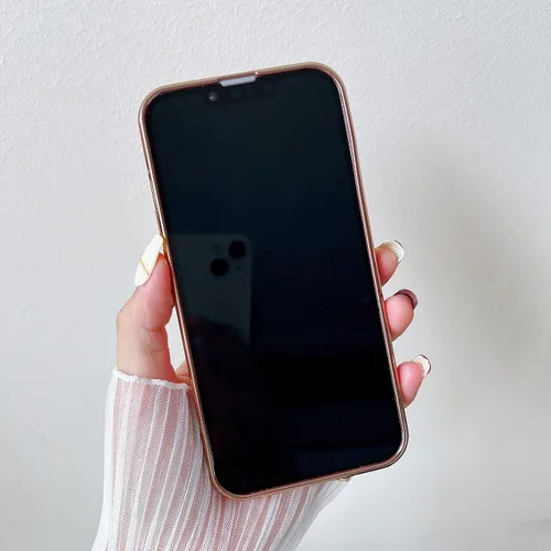 Vista 5 de Caseative Funda para iPhone 13 Pro Max, correa de muñeca con corazón chapado en amor, pulsera de cadena, funda suave para mujeres y niñas