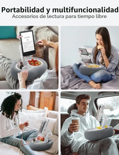 Vista 6 de TAZENI Soporte de almohada Kindle Tablet Accesorios para lectura de cama