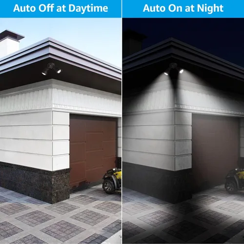 Vista 3 de Luces nocturnas reflectoras LED / Luces de seguridad LED para exteriores, LHSCT-20WR50PS-BRZ, 20.0watts, 120.00 volts