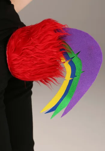 Vista 4 de Kit de Accesorios de Disfraz de Loro Multicolor