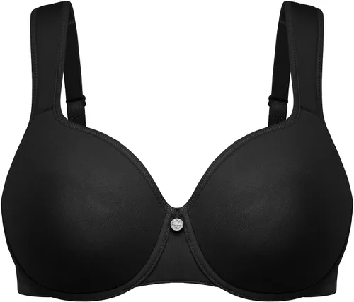 Vista 4 de HSIA Brasier de cobertura completa para mujer, brasier acolchado de contorno con aros