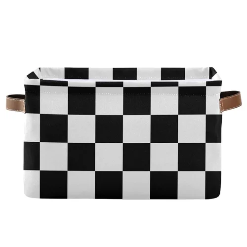 Vista 35 de Emelivor ABC - Contenedor de almacenamiento plegable con asa rectangular impermeable ABC Dinosaurios cesta para almacenamiento cubo organizador